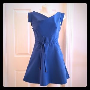 Blue designer dress